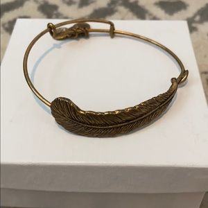 Alex and Ani Feather Bracelet